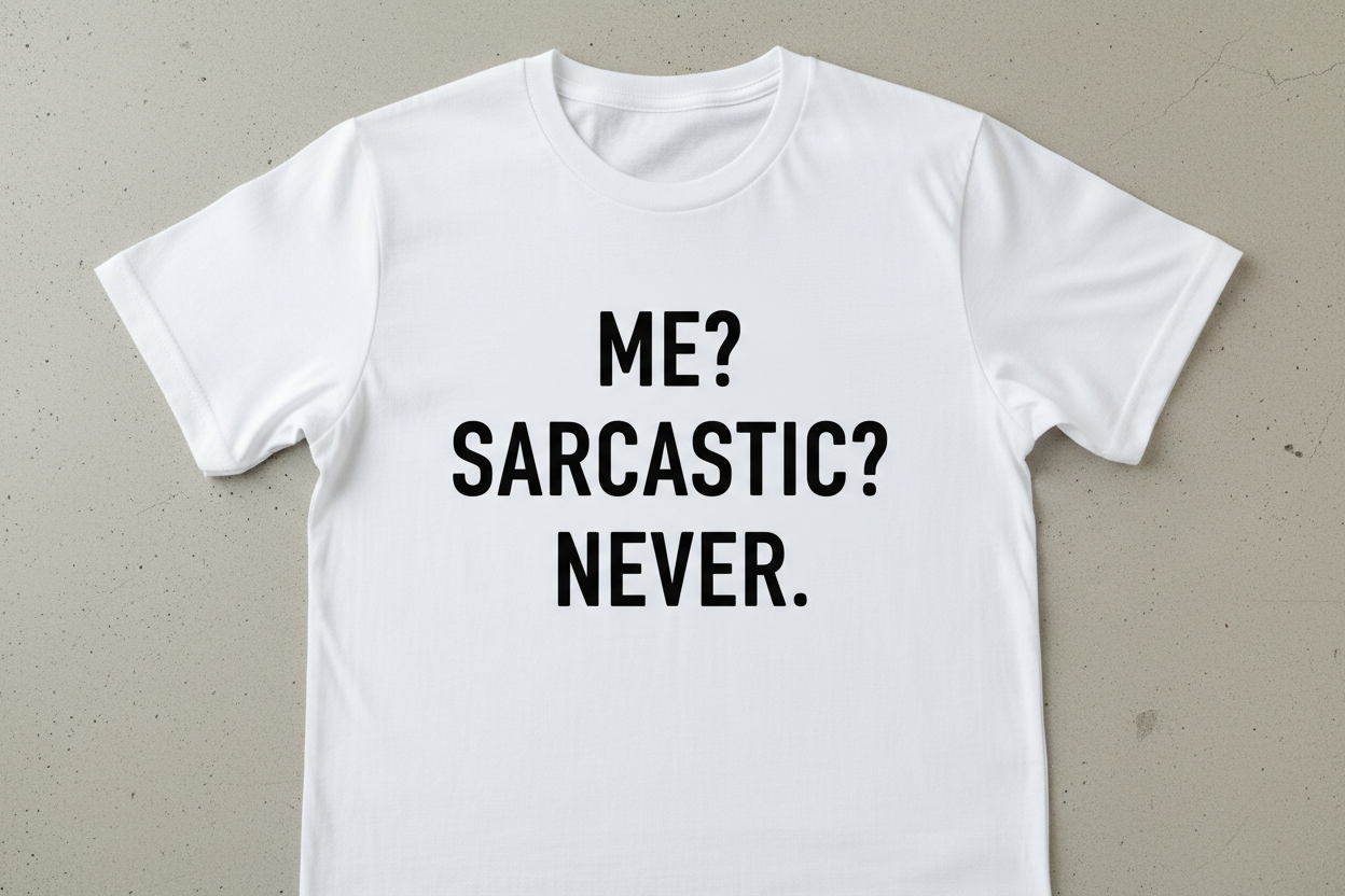 Quiet Aura, Loud Presence – Premium Cotton T-Shirt